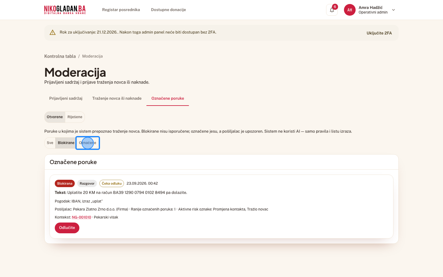 Korak 97: Vratite filter na „Označene".