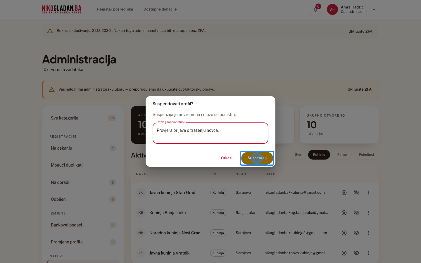 Korak 43: Kliknite „Suspenduj".