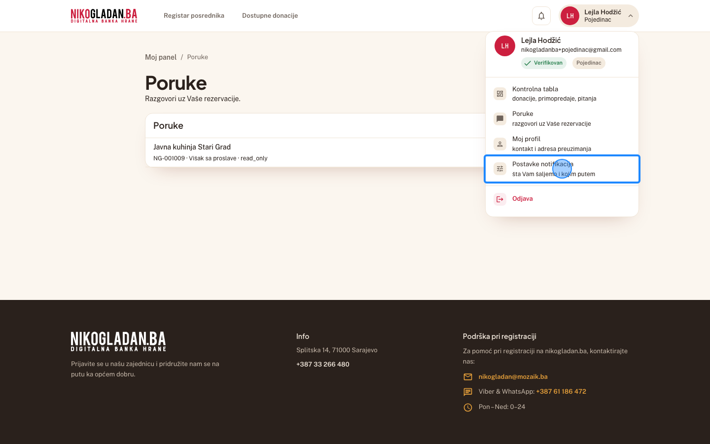 Korak 25: U meniju kliknite „Postavke notifikacija".