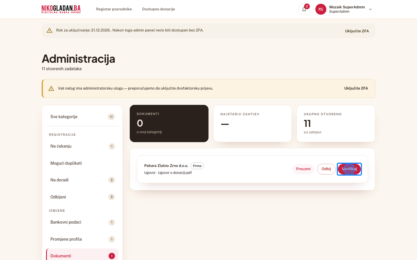 Korak 49: Na istoj kartici kliknite „Verifikuj".