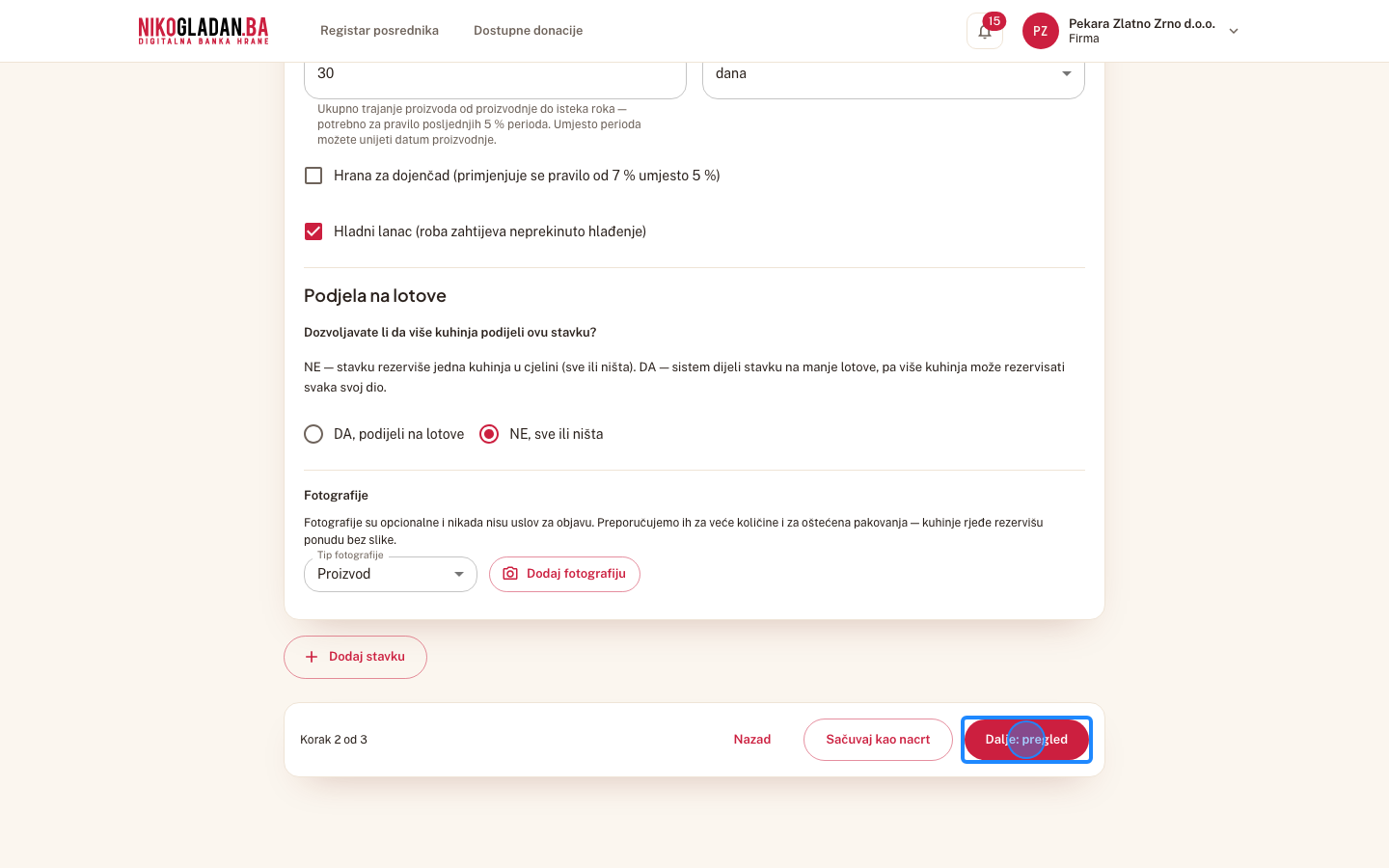 Korak 42: Kliknite „Dalje: pregled".