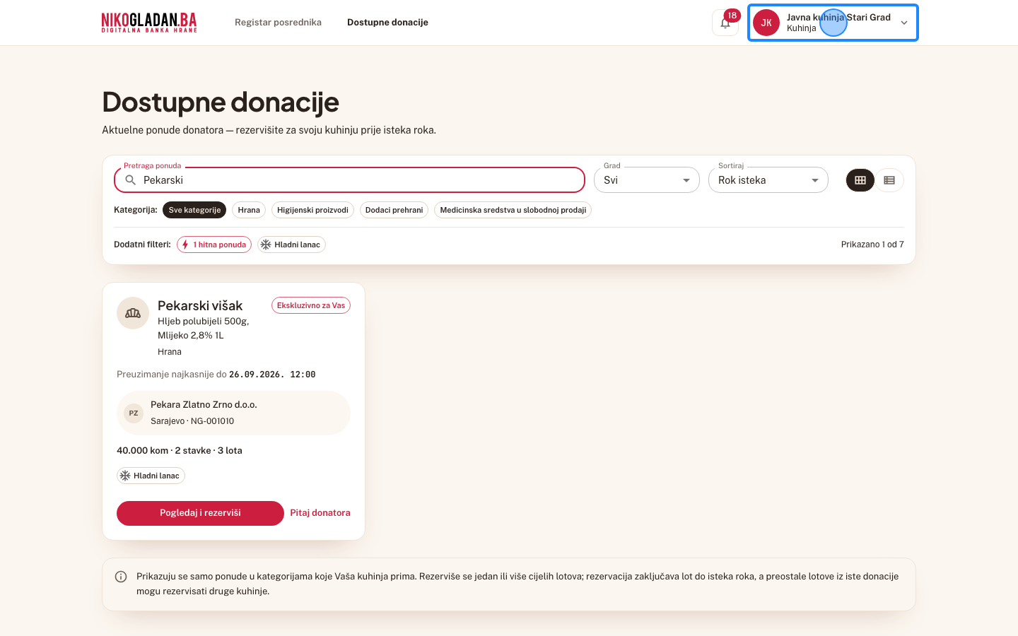 Korak 59: Kliknite ime kuhinje gore desno.
